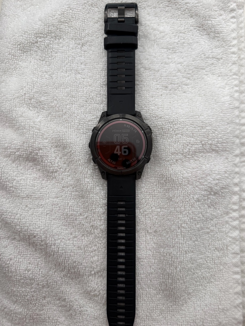 Garmin fenix 7 Pro Sapphire Solar Smartwatch - Black Gunmetal - Like new